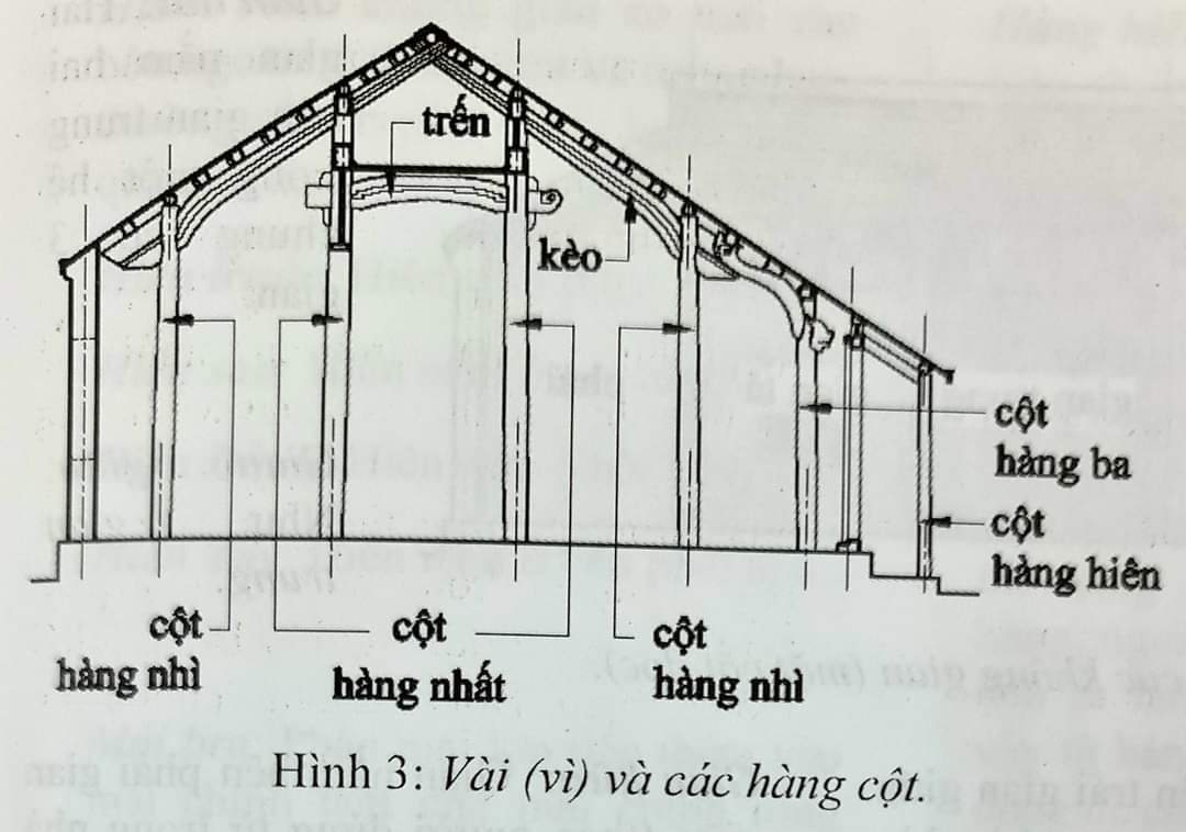 Vài (vì) và các hàng cột